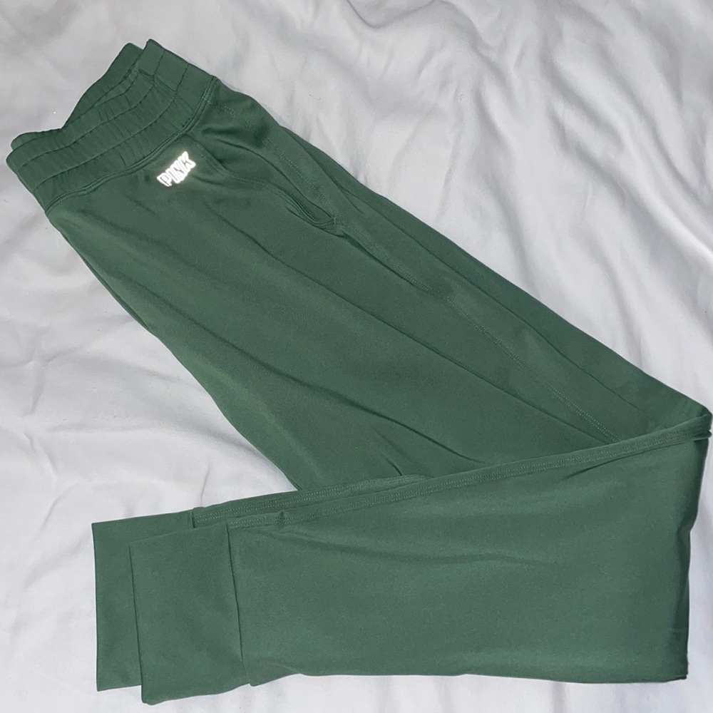 PINK Green DriFit Joggers